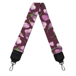 Watercolor Sweet Pea Pattern Print Bag Strap