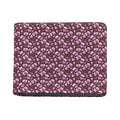 Watercolor Sweet Pea Pattern Print Bifold Wallet