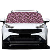 Watercolor Sweet Pea Pattern Print Car Windshield Snow Cover