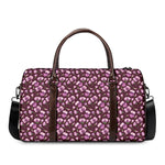 Watercolor Sweet Pea Pattern Print Duffle Bag