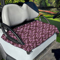 Watercolor Sweet Pea Pattern Print Golf Cart Seat Cover