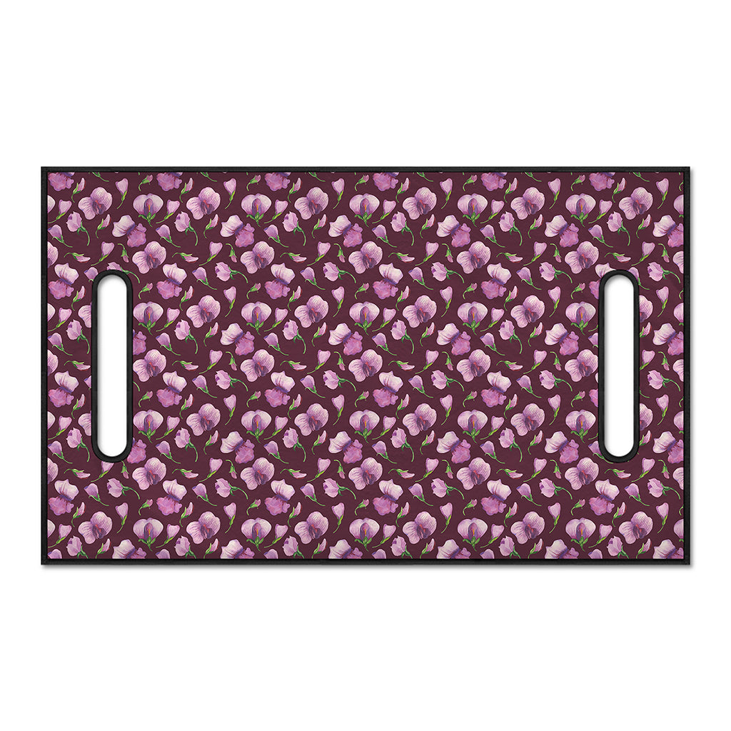 Watercolor Sweet Pea Pattern Print Golf Cart Seat Cover
