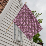 Watercolor Sweet Pea Pattern Print House Flag