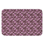 Watercolor Sweet Pea Pattern Print Indoor Door Mat