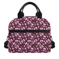 Watercolor Sweet Pea Pattern Print Insulated Lunch Bag