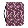 Watercolor Sweet Pea Pattern Print Leather Bible Cover