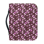 Watercolor Sweet Pea Pattern Print Leather Bible Cover