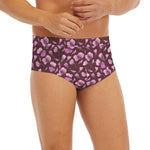 Watercolor Sweet Pea Pattern Print Men's Briefs