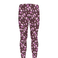 Watercolor Sweet Pea Pattern Print Men's Leggings