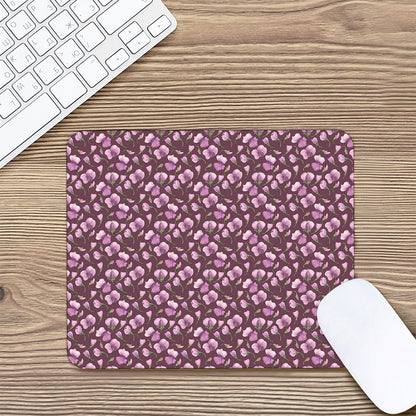 Watercolor Sweet Pea Pattern Print Mouse Pad