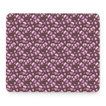 Watercolor Sweet Pea Pattern Print Mouse Pad