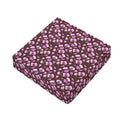 Watercolor Sweet Pea Pattern Print Outdoor Seat Cushion Cover