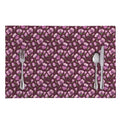 Watercolor Sweet Pea Pattern Print Placemat