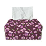 Watercolor Sweet Pea Pattern Print Rectangle Tissue Box Cover