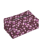 Watercolor Sweet Pea Pattern Print Rectangle Tissue Box Cover