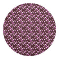 Watercolor Sweet Pea Pattern Print Round Blanket