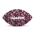 Watercolor Sweet Pea Pattern Print Rugby Ball
