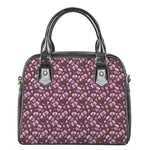 Watercolor Sweet Pea Pattern Print Shoulder Handbag