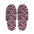 Watercolor Sweet Pea Pattern Print Slippers