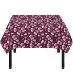 Watercolor Sweet Pea Pattern Print Tablecloth