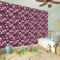 Watercolor Sweet Pea Pattern Print Wall Sticker