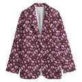 Watercolor Sweet Pea Pattern Print Women's Blazer