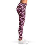 Watercolor Sweet Pea Pattern Print Women's Leggings