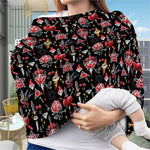 Watercolor Tattoo Print Baby Seat Cover