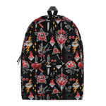 Watercolor Tattoo Print Backpack