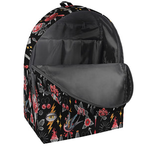 Watercolor Tattoo Print Backpack