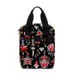 Watercolor Tattoo Print Bible Tote Bag