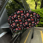 Watercolor Tattoo Print Car Side Mirror Covers