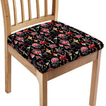 Watercolor Tattoo Print Chair Cushion Cover