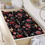 Watercolor Tattoo Print Changing Pad Cover