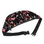 Watercolor Tattoo Print Fanny Pack