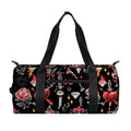 Watercolor Tattoo Print Gym Bag