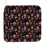 Watercolor Tattoo Print Hand Towel