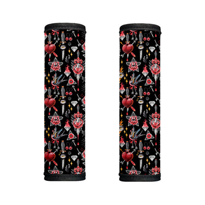 Watercolor Tattoo Print Handle Covers