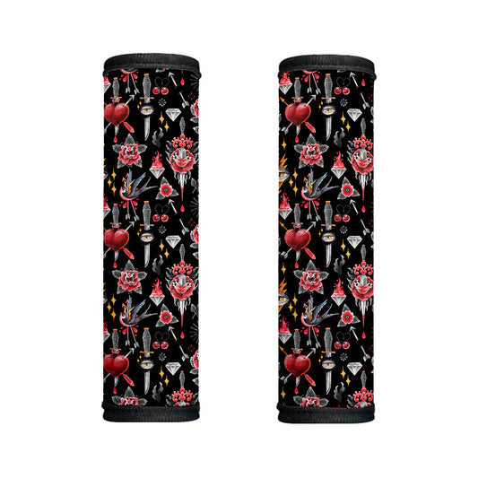 Watercolor Tattoo Print Handle Covers