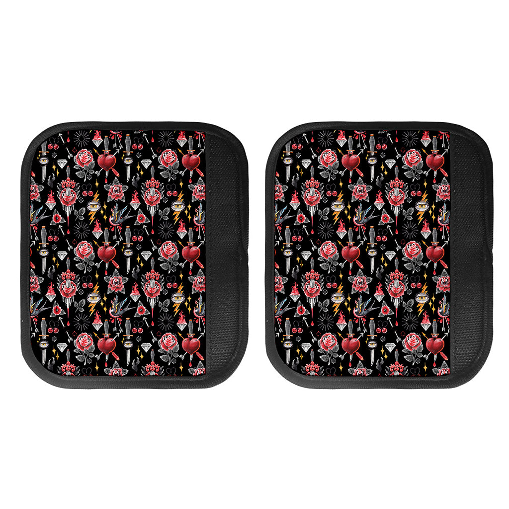 Watercolor Tattoo Print Handle Covers