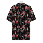 Watercolor Tattoo Print Hawaiian Shirt