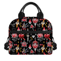 Watercolor Tattoo Print Insulated Lunch Bag
