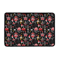 Watercolor Tattoo Print Kitchen Mat