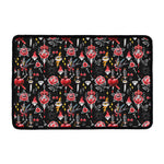 Watercolor Tattoo Print Kitchen Mat