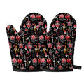 Watercolor Tattoo Print Oven Mitts
