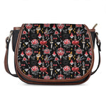 Watercolor Tattoo Print Saddle Bag