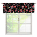 Watercolor Tattoo Print Window Valance