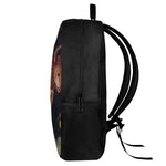 Watercolor Taurus Zodiac Sign Print 17 Inch Backpack