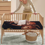 Watercolor Taurus Zodiac Sign Print Baby Crib Sheet