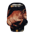 Watercolor Taurus Zodiac Sign Print Baby Seat Cover